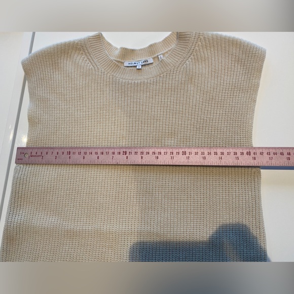 Helmut Lang Ribbed Vest / Sleeveless Sweater Dress Wool Cashmere Cleaned Medium - Picture 10 of 15